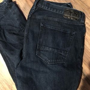 Pac-Sun Dark Wash Slim Straight Jeans